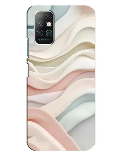Чохол для Infinix Note 8 з картинкою «Пастельні ніжні хвилі»