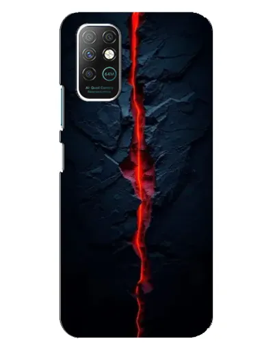 Чохол для Infinix Note 8 з картинкою «Червона лавова тріщина»
