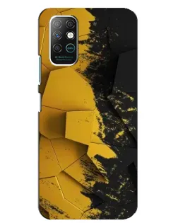 Чохол для Infinix Note 8 з картинкою «Золоті уламки геометрії»