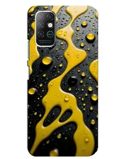 Чохол для Infinix Note 8 з картинкою «Рідке жовте золото»