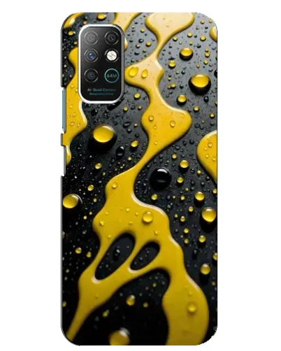 Чохол для Infinix Note 8 з картинкою «Рідке жовте золото»