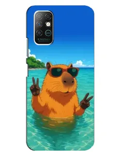 Чохол для Infinix Note 8 з картинкою «Морська капібара» Чохол для Infinix Note 8 з картинкою «Морська капібара»