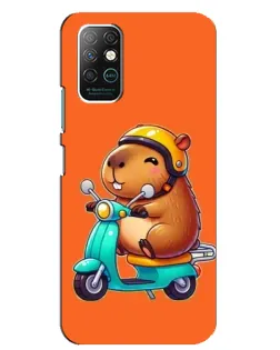 Чохол для Infinix Note 8 з картинкою «Капібара на скутері» Чохол для Infinix Note 8 з картинкою «Капібара на скутері»