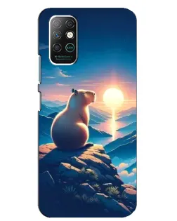 Чохол для Infinix Note 8 з картинкою «Захід сонця з капібарою» Чохол для Infinix Note 8 з картинкою «Захід сонця з капібарою»