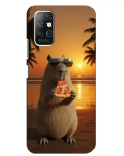 Чохол для Infinix Note 8 з картинкою «Капібара з піцою» Чохол для Infinix Note 8 з картинкою «Капібара з піцою»