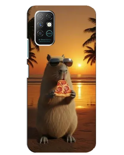 Чохол для Infinix Note 8 з картинкою «Капібара з піцою» Чохол для Infinix Note 8 з картинкою «Капібара з піцою»