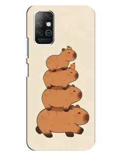 Чохол для Infinix Note 8 з картинкою «Вежа з капібар» Чохол для Infinix Note 8 з картинкою «Вежа з капібар»