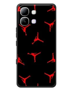 Чохол для Infinix Note Edge з картинкою «Jordan Red Pattern»