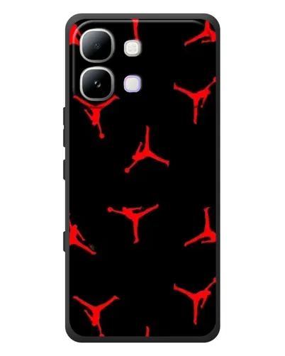 Чохол для Infinix Note Edge з картинкою «Jordan Red Pattern» Чохол для Infinix Note Edge з картинкою «Jordan Red Pattern»
