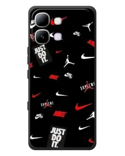 Чохол для Infinix Note Edge з картинкою «Nike Mix Pattern»
