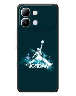Чохол для Infinix Note Edge з картинкою «Jordan Blue Fire»