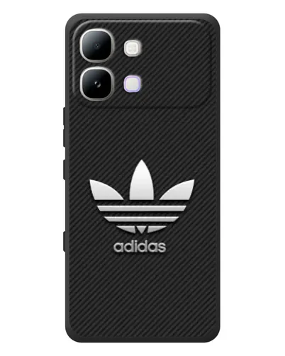 Чохол для Infinix Note Edge з картинкою «Adidas Карбонова текстура» Чохол для Infinix Note Edge з картинкою «Adidas Карбонова текстура»