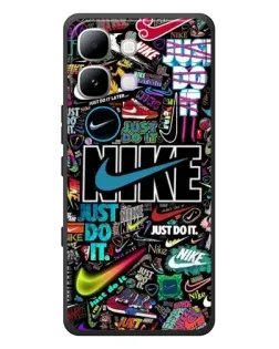 Чохол для Infinix Note Edge з картинкою «Яскравий колаж Nike»