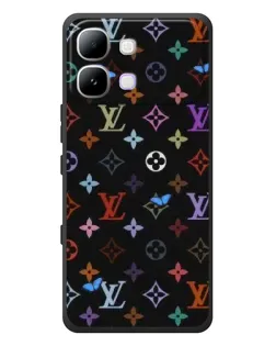Чохол для Infinix Note Edge з картинкою «Кольорова монограма LV»