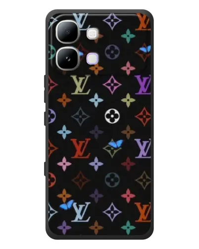Чохол для Infinix Note Edge з картинкою «Кольорова монограма LV» Чохол для Infinix Note Edge з картинкою «Кольорова монограма LV»
