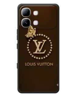 Чохол для Infinix Note Edge з картинкою «LV — золота печатка»