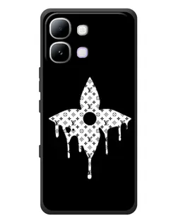 Чохол для Infinix Note Edge з картинкою «Квіткова монограма»