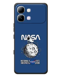 Чохол для Infinix Note Edge з картинкою «NASA — місячна місія»
