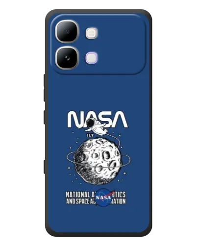 Чохол для Infinix Note Edge з картинкою «NASA — місячна місія» Чохол для Infinix Note Edge з картинкою «NASA — місячна місія»