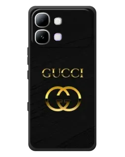 Чехол для Infinix Note Edge с картинкой «Золотой логотип Gucci» Чехол для Infinix Note Edge с картинкой «Золотой логотип Gucci»