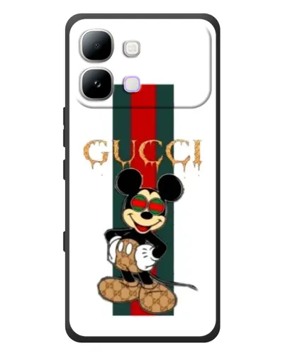 Чехол для Infinix Note Edge с картинкой «Микки Маус Gucci — полосы» Чехол для Infinix Note Edge с картинкой «Микки Маус Gucci — полосы»