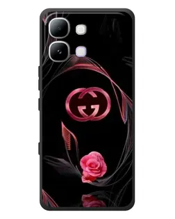 Чехол для Infinix Note Edge с картинкой «Gucci — неоновая роза» Чехол для Infinix Note Edge с картинкой «Gucci — неоновая роза»