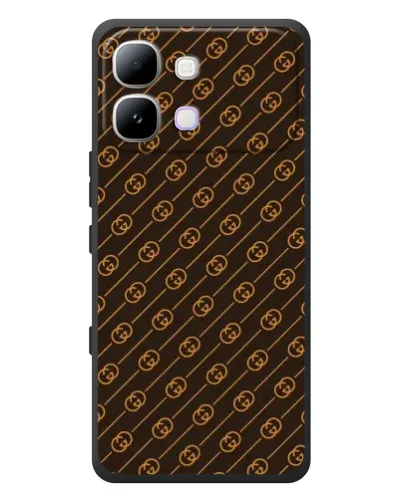 Чехол для Infinix Note Edge с картинкой «Gucci — золотые диагонали» Чехол для Infinix Note Edge с картинкой «Gucci — золотые диагонали»