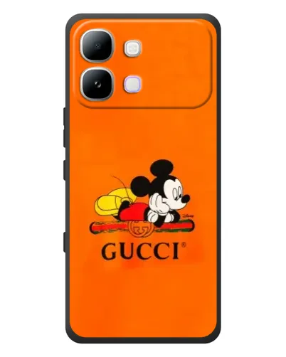 Чехол для Infinix Note Edge с картинкой «Микки Маус Gucci — оранж» Чехол для Infinix Note Edge с картинкой «Микки Маус Gucci — оранж»