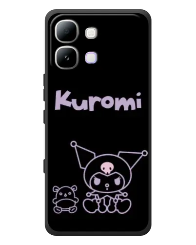 Чохол для Infinix Note Edge з картинкою «Kuromi — чорний мінімалізм» Чохол для Infinix Note Edge з картинкою «Kuromi — чорний мінімалізм»