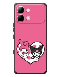 Чохол для Infinix Note Edge з картинкою «Kuromi та My Melody» Чохол для Infinix Note Edge з картинкою «Kuromi та My Melody»