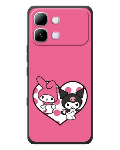 Чохол для Infinix Note Edge з картинкою «Kuromi та My Melody» Чохол для Infinix Note Edge з картинкою «Kuromi та My Melody»