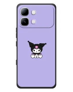 Чохол для Infinix Note Edge з картинкою «Kuromi — фіолетовий мінімалізм» Чохол для Infinix Note Edge з картинкою «Kuromi — фіолетовий мінімалізм»