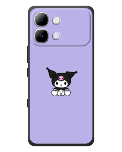 Чохол для Infinix Note Edge з картинкою «Kuromi — фіолетовий мінімалізм» Чохол для Infinix Note Edge з картинкою «Kuromi — фіолетовий мінімалізм»