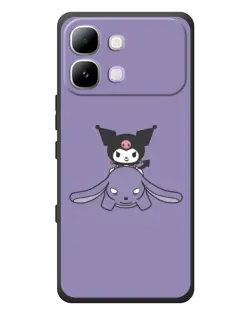 Чохол для Infinix Note Edge з картинкою «Kuromi на ліловому фоні» Чохол для Infinix Note Edge з картинкою «Kuromi на ліловому фоні»