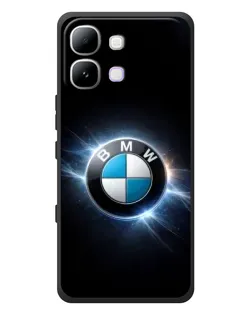 Чохол для Infinix Note Edge з картинкою «BMW — неонове сяйво»