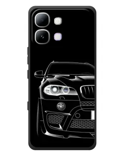 Чохол для Infinix Note Edge з картинкою «Темний силует BMW»