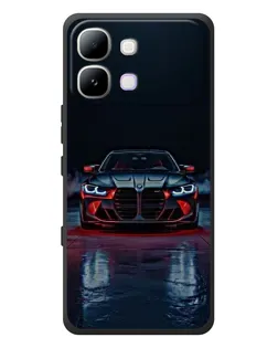 Чохол для Infinix Note Edge з картинкою «BMW на мокрій дорозі»