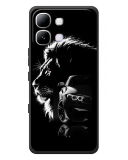 Чохол для Infinix Note Edge з картинкою «BMW та лев»