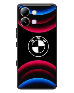 Чохол для Infinix Note Edge з картинкою «Логотип BMW та неонові дуги»