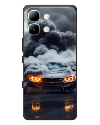 Чохол для Infinix Note Edge з картинкою «BMW у диму» Чохол для Infinix Note Edge з картинкою «BMW у диму»