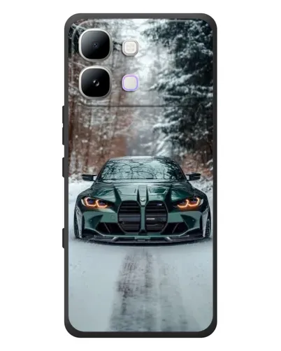 Чохол для Infinix Note Edge з картинкою «BMW у зимовому лісі» Чохол для Infinix Note Edge з картинкою «BMW у зимовому лісі»