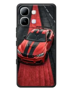 Чохол для Infinix Note Edge з картинкою «BMW на червоній доріжці»