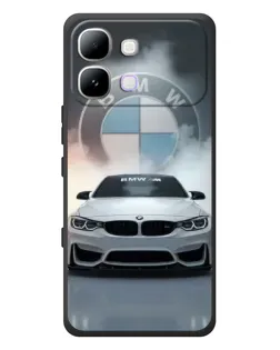 Чохол для Infinix Note Edge з картинкою «BMW в білому диму»