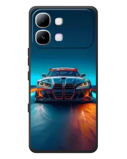 Чохол для Infinix Note Edge з картинкою «BMW — вогні неону»