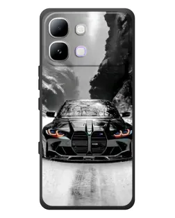 Чохол для Infinix Note Edge з картинкою «BMW — акварельний дрифт»