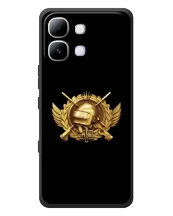 Чохол для Infinix Note Edge з картинкою «PUBG — помаранчевий градієнт»