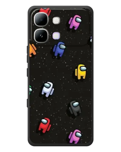 Чехол для Infinix Note Edge с картинкой «Космический паттерн Among Us» Чехол для Infinix Note Edge с картинкой «Космический паттерн Among Us»