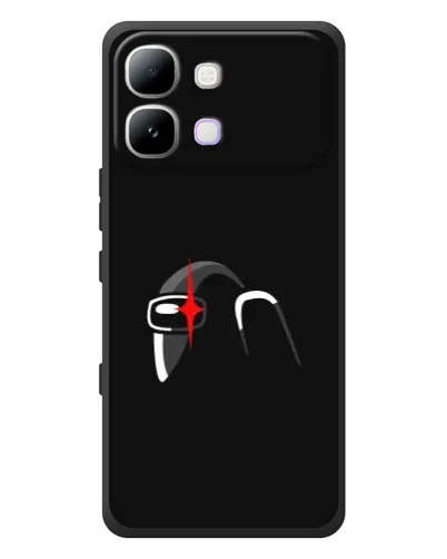 Чехол для Infinix Note Edge с картинкой «Among Us шлем» Чехол для Infinix Note Edge с картинкой «Among Us шлем»
