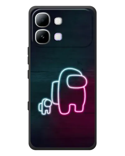 Чехол для Infinix Note Edge с картинкой «Among Us неон-арт» Чехол для Infinix Note Edge с картинкой «Among Us неон-арт»