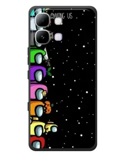Чехол для Infinix Note Edge с картинкой «Команда Among Us»